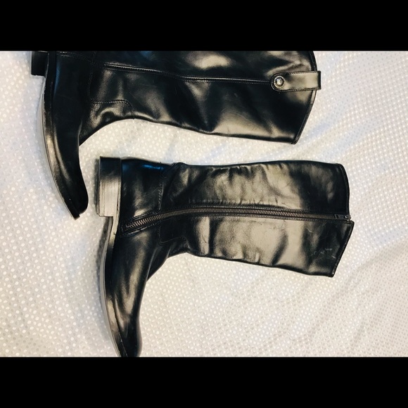 FRYE Melissa inside zip boot in black - Picture 5 of 11